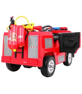 Camion de Pompier électrique 12v Rouge - Pack Evo