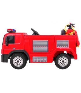 Camion de Pompier électrique 12v Rouge - Pack Evo