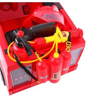 Camion de Pompier électrique 12v Rouge - Pack Evo