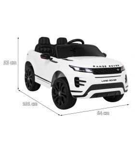 Voiture électrique 2 places 12V Range Rover Evoque Blanc - Pack Luxe