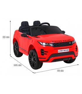 Voiture électrique 2 places 12V Range Rover Evoque Rouge - Pack Luxe