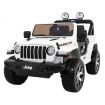 Voiture électrique 2 places 12V Jeep Wrangler Rubicon Blanc - Pack Luxe