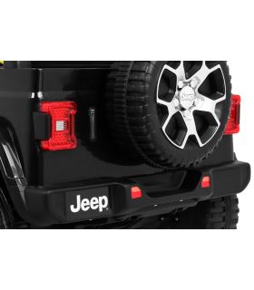 Voiture électrique 2 places 12V Jeep Wrangler Rubicon Noir - Pack Luxe