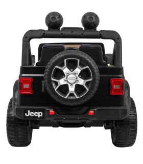 Voiture électrique 2 places 12V Jeep Wrangler Rubicon Noir - Pack Luxe