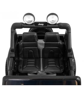 Voiture électrique 2 places 12V Jeep Wrangler Rubicon Noir - Pack Luxe