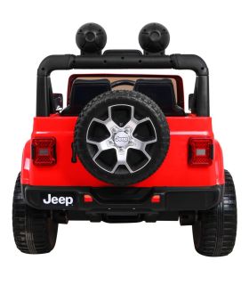 Voiture électrique 2 places 12V Jeep Wrangler Rubicon Rouge - Pack Luxe
