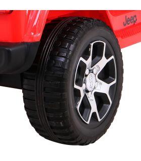 Voiture électrique 2 places 12V Jeep Wrangler Rubicon Rouge - Pack Luxe