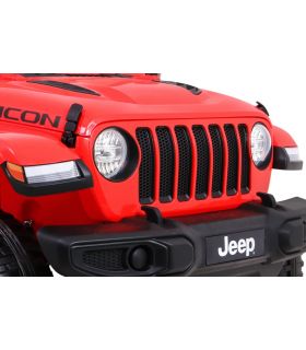 Voiture électrique 2 places 12V Jeep Wrangler Rubicon Rouge - Pack Luxe
