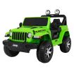 Voiture électrique 2 places 12V Jeep Wrangler Rubicon Vert - Pack Luxe
