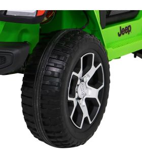 Voiture électrique 2 places 12V Jeep Wrangler Rubicon Vert - Pack Luxe