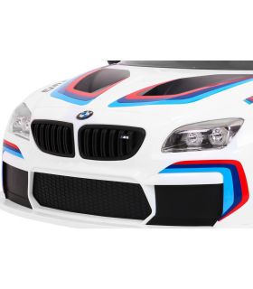 BMW électrique M6 GT3 Blanche - voiture électrique enfant 12V- Pack Luxe