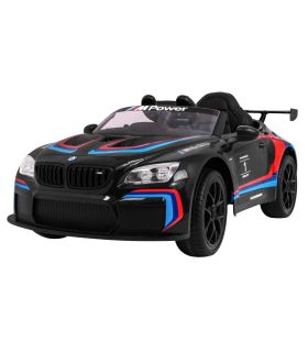 BMW M6 GT3 Noire - Voiture électrique enfant 12V pour enfant- Pack Luxe
