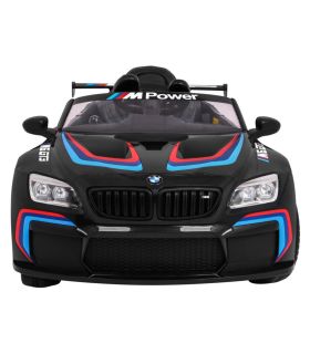 BMW M6 GT3 Noire - Voiture électrique enfant 12V pour enfant- Pack Luxe