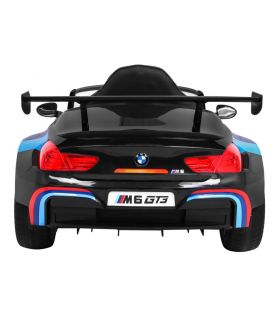 BMW M6 GT3 Noire - Voiture électrique enfant 12V pour enfant- Pack Luxe