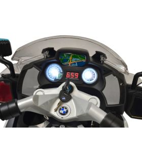 Moto électrique enfant 12V BMW Police Grise - Pack Evo