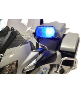 Moto électrique enfant 12V BMW Police Grise - Pack Evo