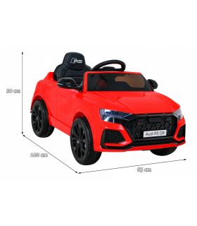 Voiture électrique 12v AudiRS Q8 Rouge - Pack Luxe