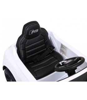 Voiture électrique 12v SUV AudiRS Q8 Blanche - Pack Luxe