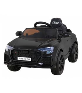 Voiture électrique enfant 12V AudiRS Q8 Noire - Pack Luxe
