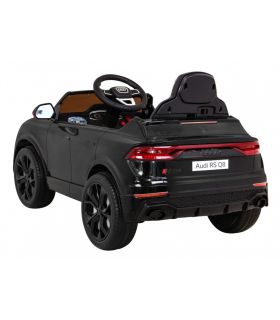 Voiture électrique enfant 12V AudiRS Q8 Noire - Pack Luxe