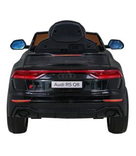 Voiture électrique enfant 12V AudiRS Q8 Noire - Pack Luxe