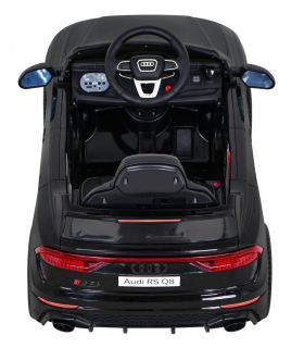 Voiture électrique enfant 12V AudiRS Q8 Noire - Pack Luxe
