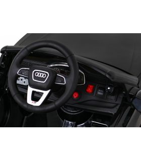 Voiture électrique enfant 12V AudiRS Q8 Noire - Pack Luxe