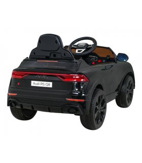 Voiture électrique enfant 12V AudiRS Q8 Noire - Pack Luxe