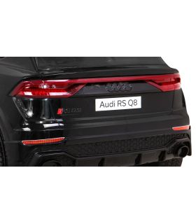 Voiture électrique enfant 12V AudiRS Q8 Noire - Pack Luxe
