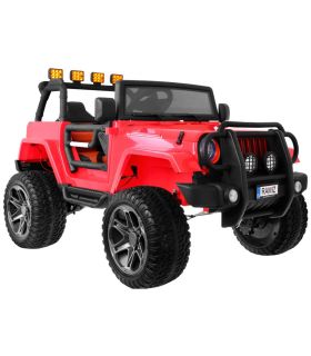 Jeep All Road Rouge - Pack Luxe - Voiture électrique enfant 2 places 24V