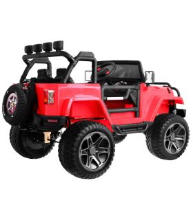 Jeep All Road Rouge - Pack Luxe - Voiture électrique enfant 2 places 24V