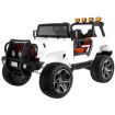 Jeep All Road Blanc - Pack Luxe - Voiture électrique enfant 2 places 24V