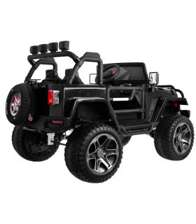 Jeep All Road Noir - Pack Luxe - Voiture électrique enfant 2 places 24V