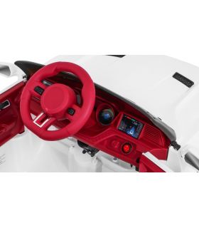 Voiture électrique 12V Style Mustang Sport GT Blanche - Pack Luxe