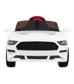Voiture électrique 12V Style Mustang Sport GT Blanche - Pack Luxe