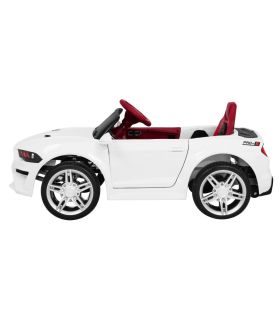 Voiture électrique 12V Style Mustang Sport GT Blanche - Pack Luxe