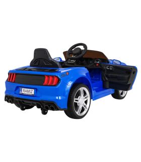 Voiture électrique 12V Style Mustang Sport GT Bleue - Pack Luxe