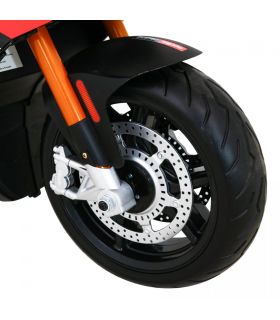 Moto électrique 12V Aprilia V4 Noire - Pack Luxe