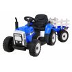 Tracteur avec remorque 12 Volts XMX611 Bleu