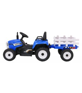 Tracteur avec remorque 12 Volts XMX611 Bleu
