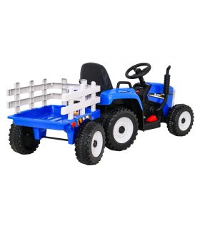 Tracteur avec remorque 12 Volts XMX611 Bleu