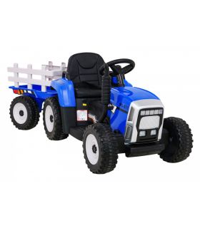 Tracteur avec remorque 12 Volts XMX611 Bleu