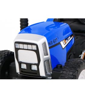 Tracteur avec remorque 12 Volts XMX611 Bleu