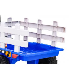 Tracteur avec remorque 12 Volts XMX611 Bleu