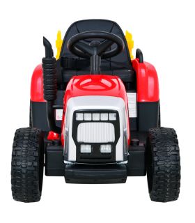 Tracteur avec remorque 12 Volts XMX611 Rouge