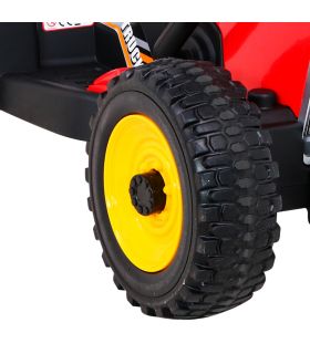 Tracteur avec remorque 12 Volts XMX611 Rouge