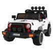 Voiture électrique 2 places 12V Jeep Mega Fulltime Blanche - Pack Luxe