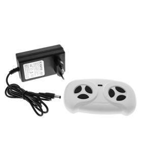 Voiture électrique 2 places 12V Jeep Mega Fulltime Blanche - Pack Luxe