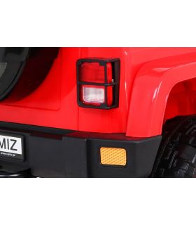 Voiture électrique 2 places 12V Jeep Mega Fulltime Rouge - Pack Luxe