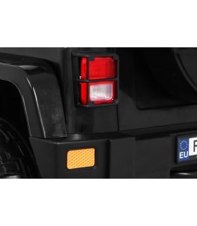 Voiture électrique 2 places 12V Jeep Mega Fulltime Noire - Pack Luxe